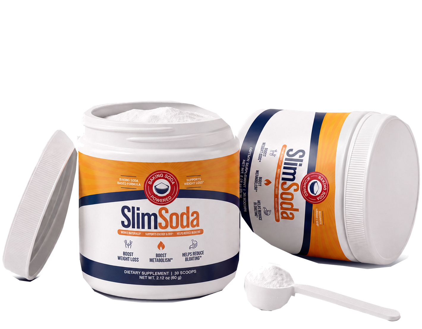 SlimSoda label showing the ingredient formula